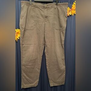 Jones New York Taupe Chino Trousers